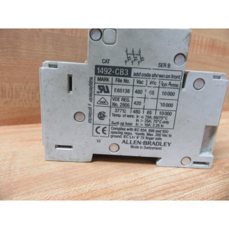 Allen Bradley 1492-CB3G200 Manual Motor Controller 1492CB3G200 - Used