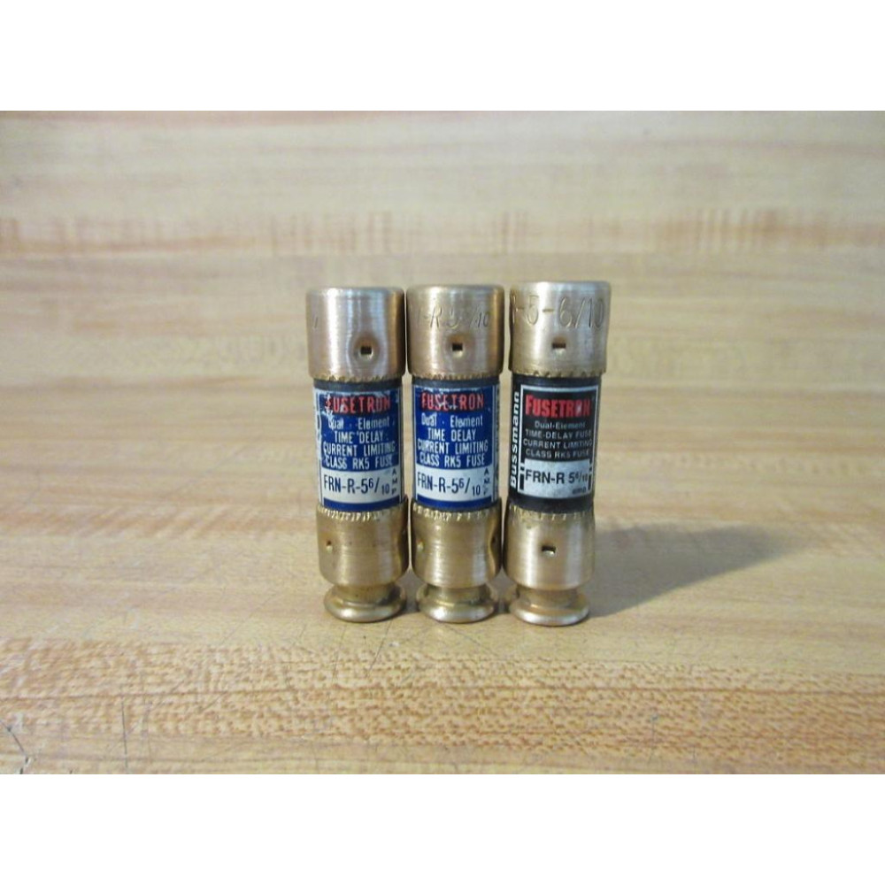 Buss FRN-R-5-610 Bussmann Fuse Cross Ref 2A156 (Pack of 3) - New No Box
