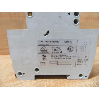 Allen Bradley 1492-SP3C630 Circuit Breaker 63A 3P 1492SP3C630 - Used