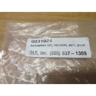 QLC 0031024 Wiring Cable Assembly 311X