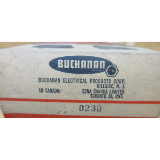 Buchanan 0230 Terminal Block End Cap (Pack of 2) - New No Box