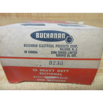 Buchanan 0230 Terminal Block End Cap (Pack of 25)
