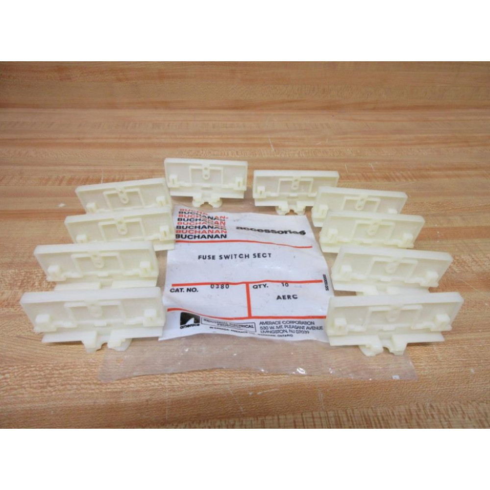 Buchanan 0380 Terminal Block End Cap (Pack of 10)