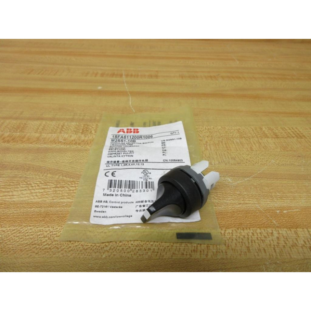 ABB M2SS1-10B Selector Switch Head 1SFA611200R1006