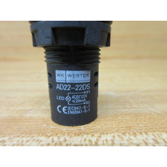 Wertek AD22-22DS Indicator Light AD2222DS - New No Box