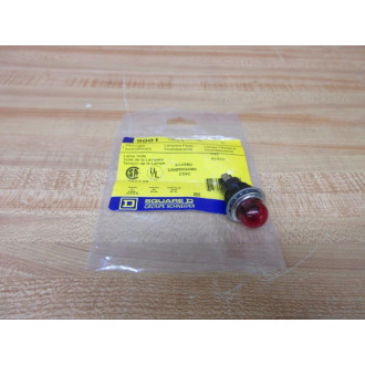 Square D 9001 0R-24 90010R24 9001-OR-24 9001OR24 Pilot Light Series C, Red