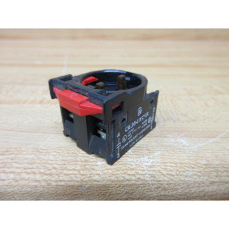 General Electric CR304XC11B Contact Block GE W Lock - Used