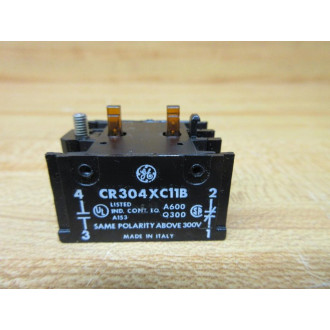 General Electric CR304XC11B Contact Block GE - Used