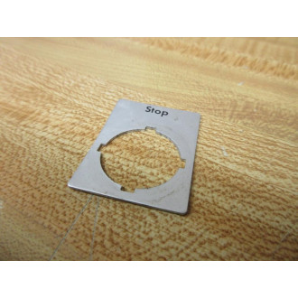 ABB CBK-KPR Red Button 1SFA616001-AAA W Legend Plate (Pack of 2) - Used