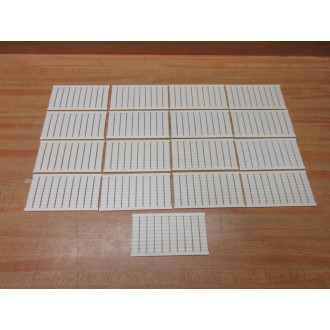 Entrelec ABB RC510 Marker Cards RC510 RC510-B1 (Pack of 17) - New No Box