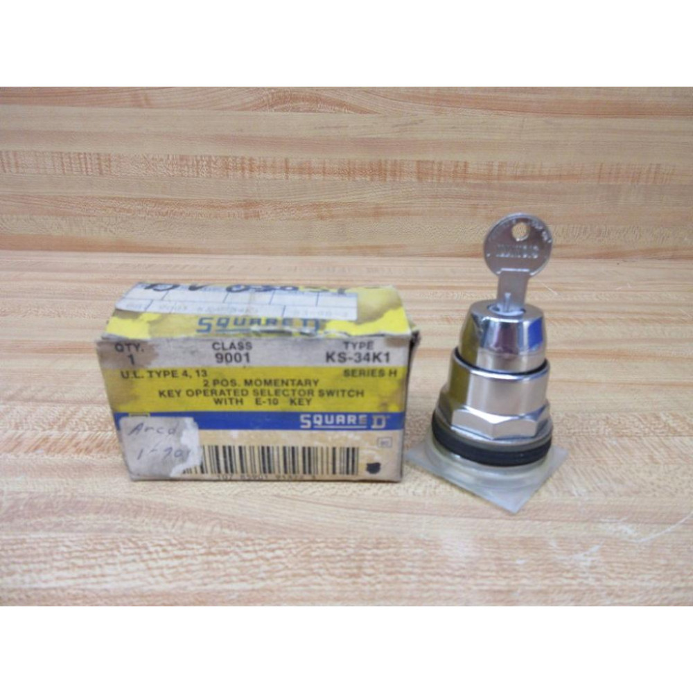 Square D 9001-KS34K1 Selector Switch 9001KS34K1