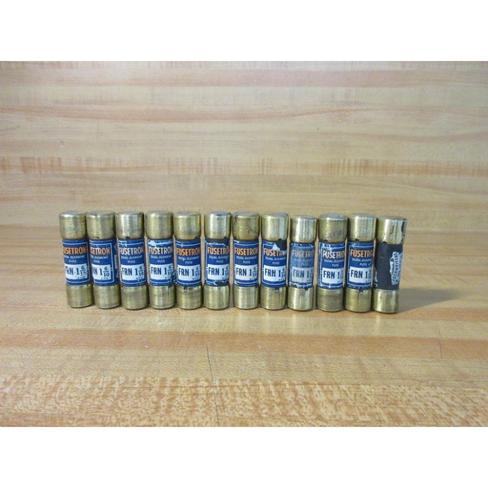Buss FRN-1-610 Bussmann Fuse FRN1610 (Pack of 12) - Used