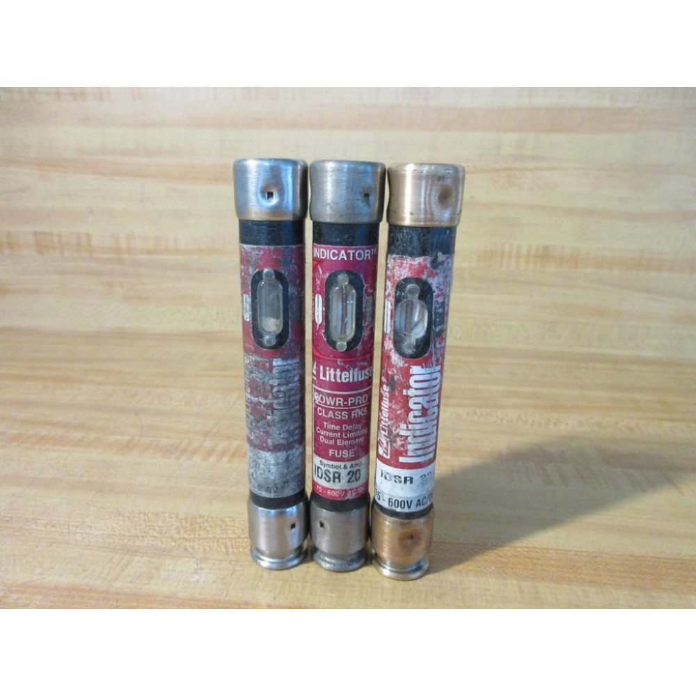Littelfuse IDSR 20 Fuse Cross Ref 830LL1, IDSR020 (Pack of 3) - Used