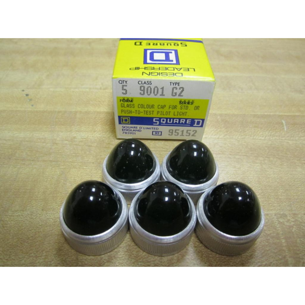 Square D 9001 G2 Green Glass Cap for Pilot Light