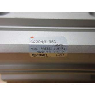 SMC CQ2D40-50D Pneumatic Cylinder CQ2D4050D - New No Box