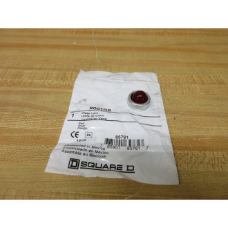 Square D 9001 R-6 Pilot Light Lens 9001R6