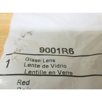 Square D 9001 R-6 Pilot Light Lens 9001R6