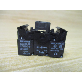 Siemens 3SB3 204-6BA60 White 3SB32046BA60 Complete - New No Box