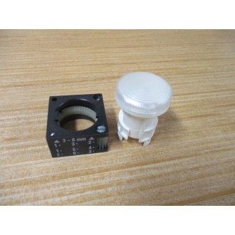 Siemens 3SB3 001-6BA70 Clear 3SB30016BA70 W Base - New No Box