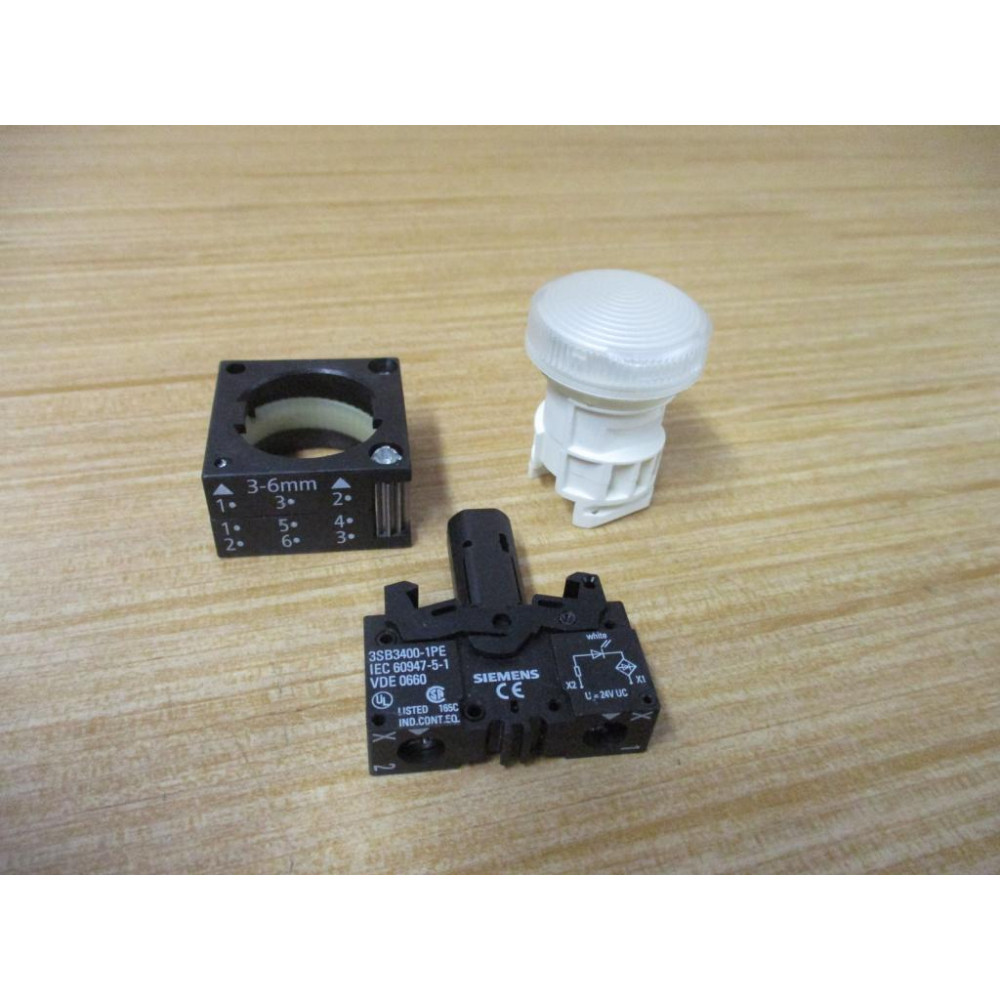 Siemens 3SB3 244-6BA70 Clear 3SB32446BA70 Complete - New No Box
