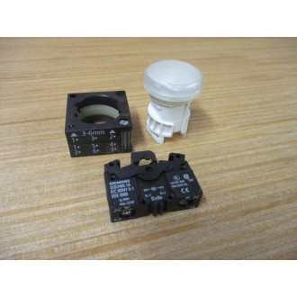 Siemens 3SB3 204-6BA70 Clear 3SB2046BA70 Complete - New No Box