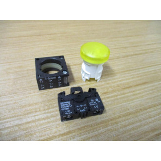 Siemens 3SB3 217-6AA30 Yellow 3SB32176AA30 Complete - New No Box