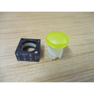 Siemens 3SB3 252-6BA30 Yellow 3SB32526BA30 W Base - New No Box