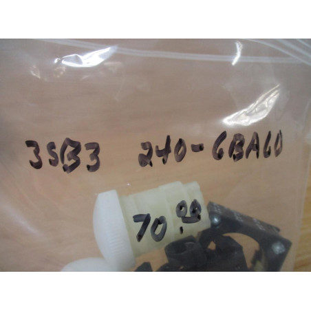 Test Tube Rask Parts Siemens 3SB3 240-6BA60 White 3SB32406BA60 Complete - New No Box