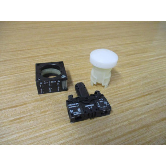 Siemens 3SB3 244-6BA60 White 3SB32446BA60 Complete - New No Box