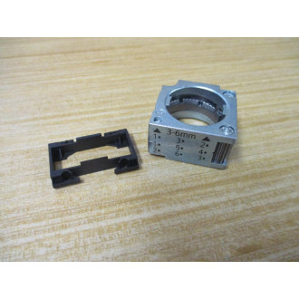 Siemens 3SB3 604-6BA60 White 3SB36046BA60 W Base & Clip - New No Box