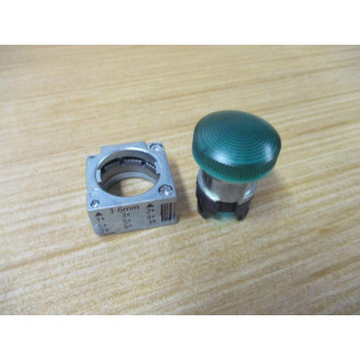 Siemens 3SB3 644-6BA40 Green 3SB36446BA40 W Base - New No Box