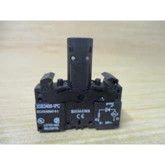 Siemens 3SB3 644-6BA40 Green 3SB36446BA40 W 3SB3400-1PC & Base - New No Box