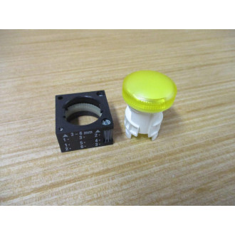 Siemens 3SB3 248-6BA30 Yellow 3SB32486BA30 W Base - New No Box