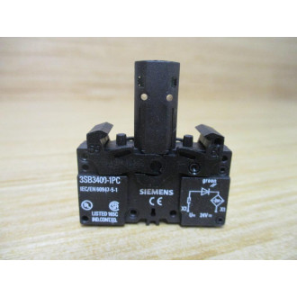 Siemens 3SB3 244-6BA40 Green 3SB32446BA40 W3SB3400-1PC & Base - New No Box