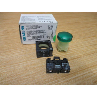 Siemens 3SB3 212-6AA40 Green 3SB32126AA40 Complete