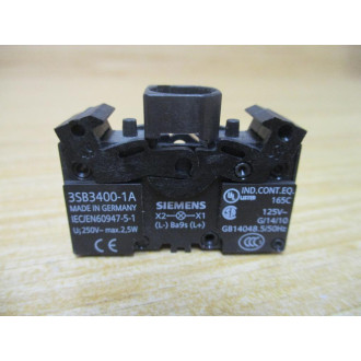 Siemens 3SB3 212-6AA40 Green 3SB32126AA40 Complete