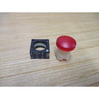 Siemens 3SB3 252-6BA20 Red 3SB32526BA20 W Base - New No Box