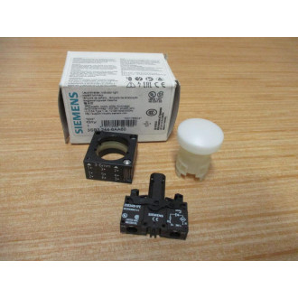 Siemens 3SB3 244-6AA60 White 3SB32446AA60 Complete