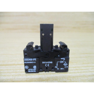 Siemens 3SB3 244-6AA60 White 3SB32446AA60 Complete