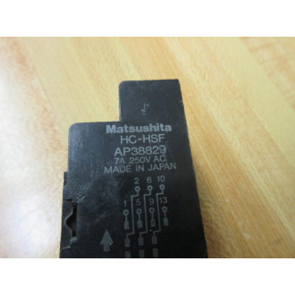 Matsushita HC-HSF Relay Socket AP38829 - New No Box