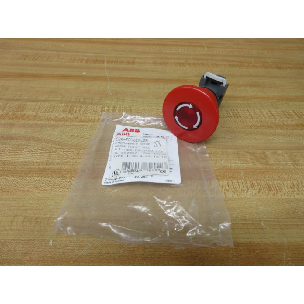 ABB CBK-EST6IFL2R E-Stop Button CBKEST6IFL2R