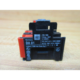 Telemecanique 9001-DA01 Schneider Square D Contact Block 9001DA01 Block Only - New No Box