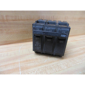 General Electric THQL3100 GE 3P Circuit Breaker 100A - Used
