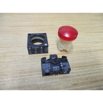 Siemens 3SB3 240-6BA20 Red 3SB32406BA20 Complete - New No Box