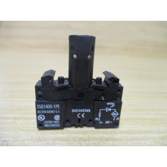 Siemens 3SB3 244-6AA60 White 3SB32446AA60 Complete - New No Box