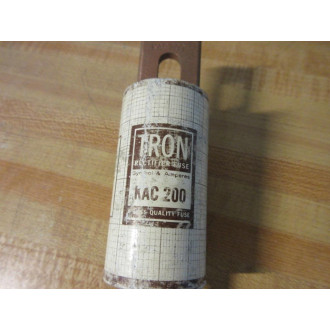 Buss KAC-200 Bussmann Fuse Cross Ref 2GWC8 - New No Box