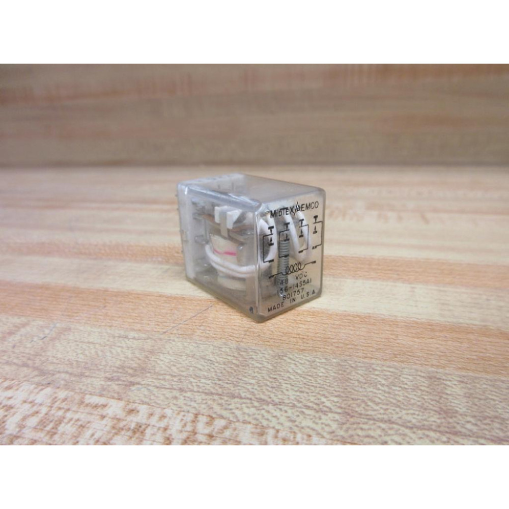 MidtexAEMCO 156-14S5A1-48V DC Relay 156-14S5A1 - Used