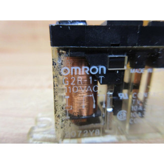 Omron G2F-1-T-110VAC Relay G2F1T110VAC - Used