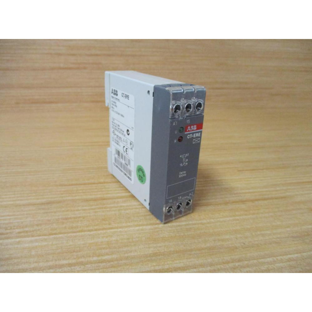 ABB CT-ERE On Delay Time Relay 1SVR550910R0400 Missing Screw - Used