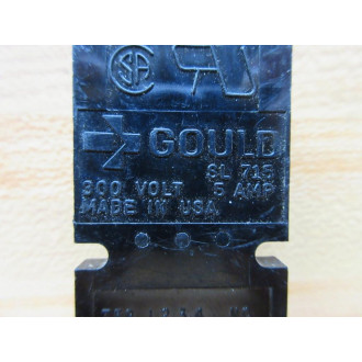 Gould SL 715 Relay Socket SL715 Black - New No Box